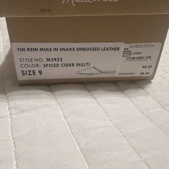 Madewell Remi Spiced Cider Snakeskin Mule - Picture 5 of 5